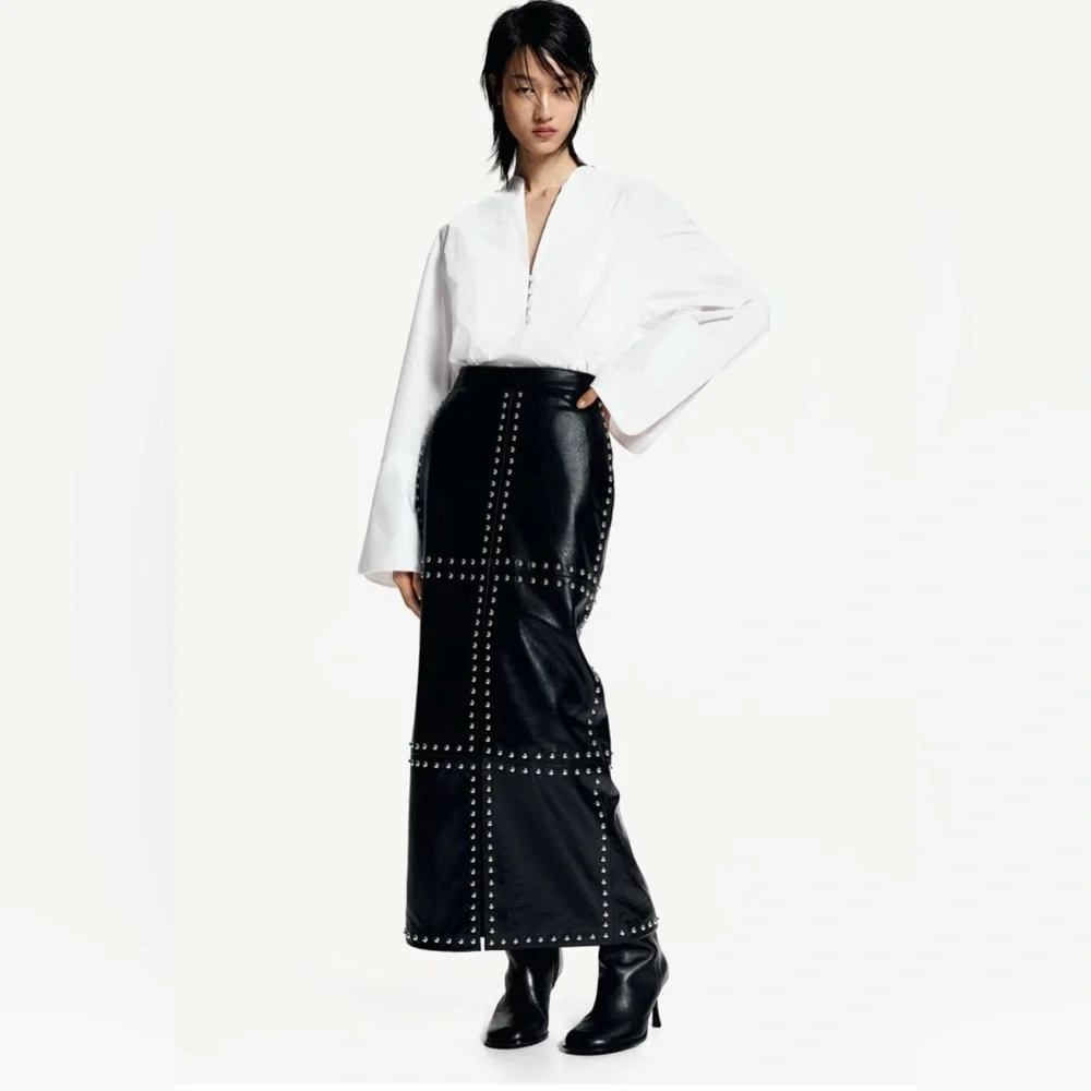 H&M A/W 2024 Loose Fit Tuxedo Shirt. XL - Picture 4 of 8